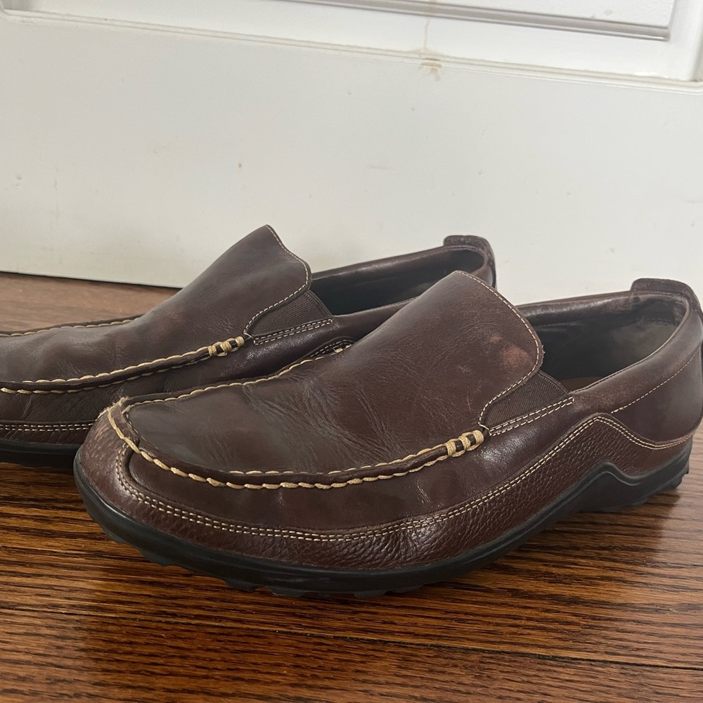 Cole Haan brown loafers size 10.5